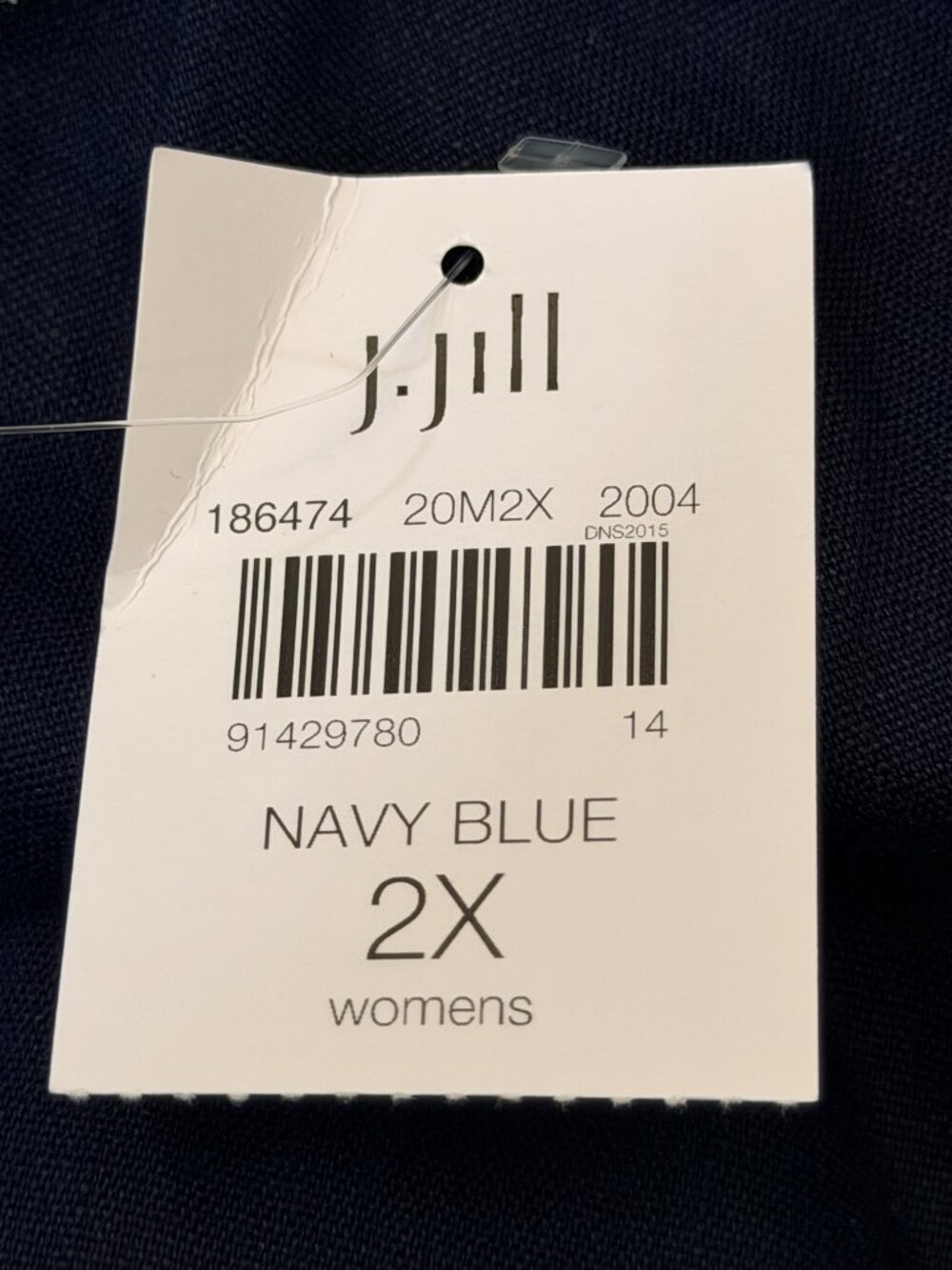 NWT J.Jill Jenna Linen Stretch Belted Pants 2X - Picture 6 of 8